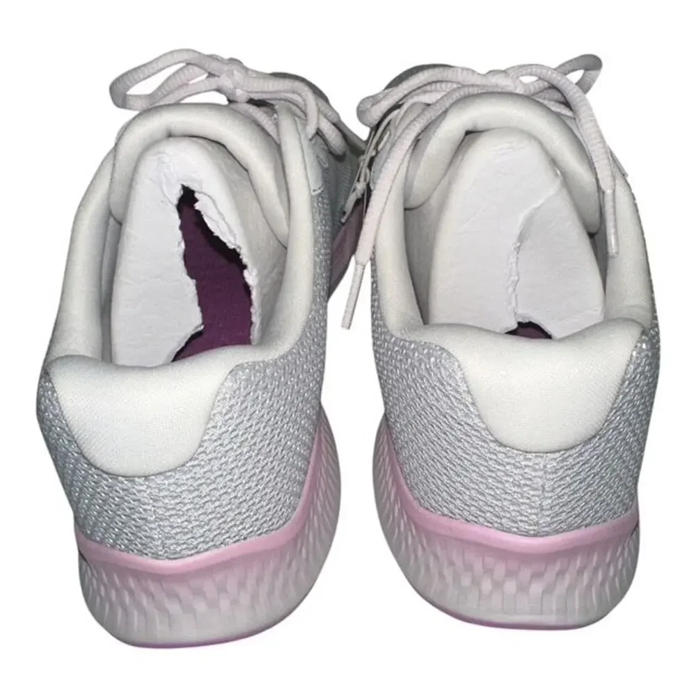 Skechers Go Run Consistent 2.0 Engaged Athletic Shoes 128621 Gray Pink size 11